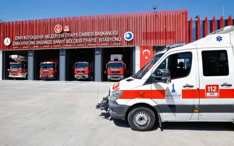 İzmir Çiğli’de itfaiyeye modern istasyon