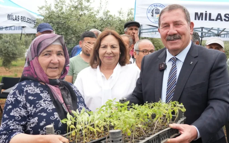 Muğla Milas’ta 300 üreticiye dağıtım gerçekleştirildi
