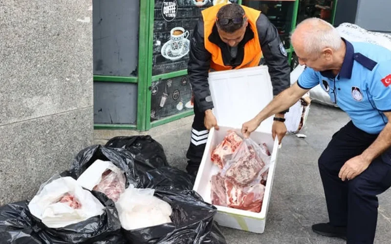 Usulsüz şekilde taşınan 300 kilogram ete el kondu
